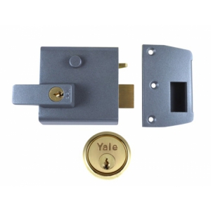 Yale Auto Deadlocking Cylinder Rim Lock-Yale No.1